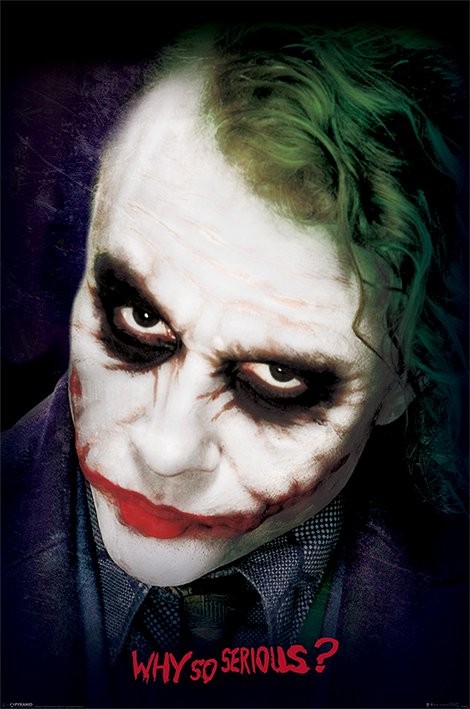 Batman: The Dark Knight - Joker Face Poster bei MonkeyPosters.de