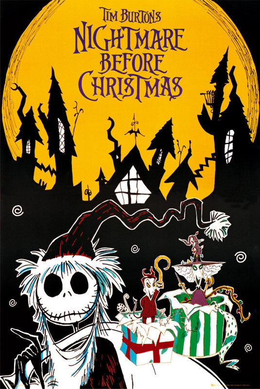NIGHTMARE BEFORE CHRISTMAS - town pósters / láminas - Compra en ...
